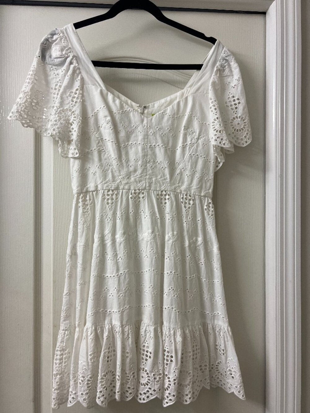 White eyelet sundress dress - Gianni Bini